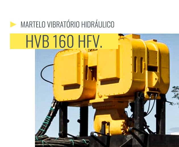 Martelo Vibratório Hidráulico HVB 160 HFV_