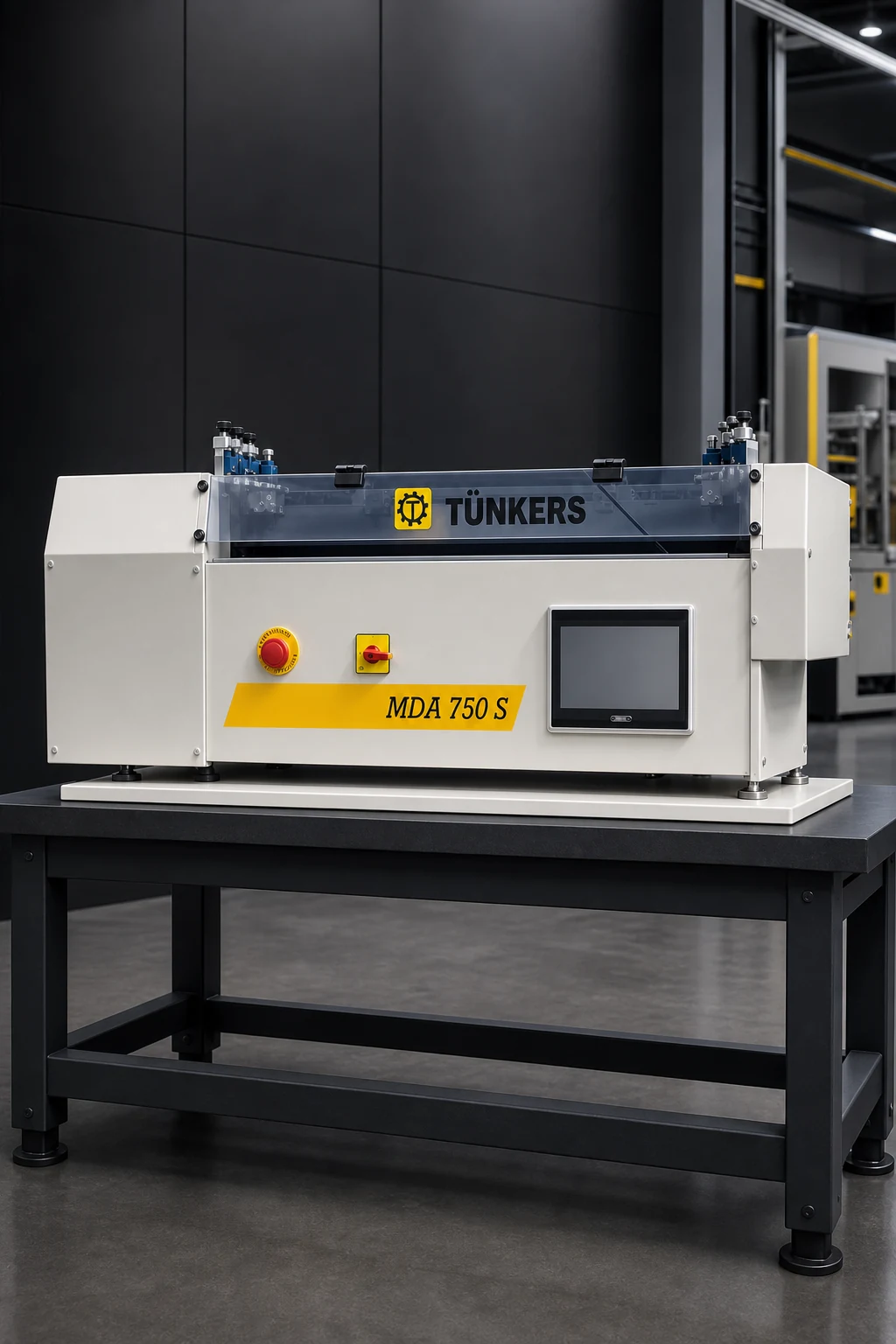 Dobradeira de abas semiautomática Tünkers MDA 750S